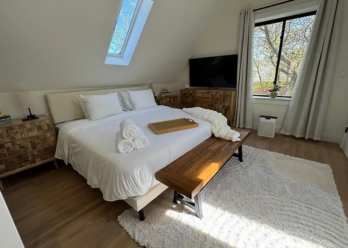 Chic Luxe Retreat Light Filled King Bed Garage * Chicago